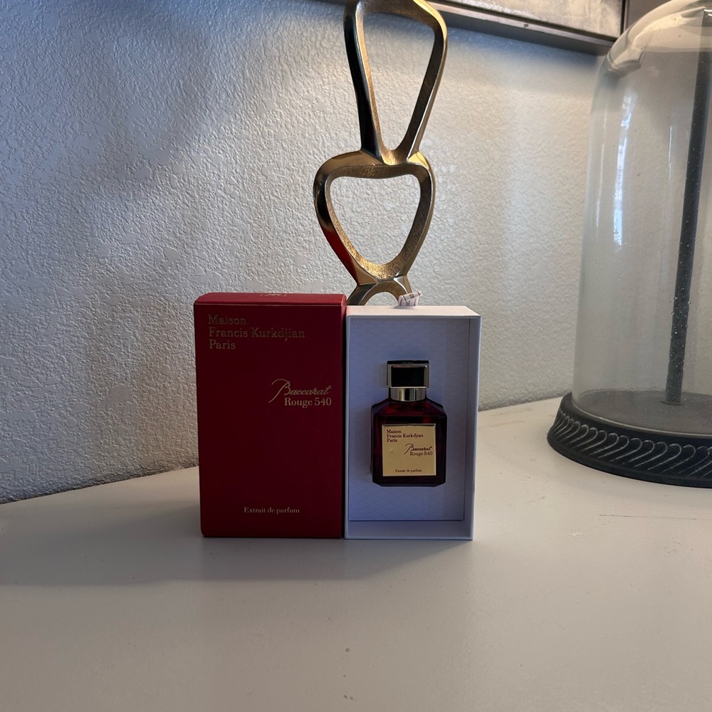 Maison Francis Kurkdjian Red and Gold Accent Decor